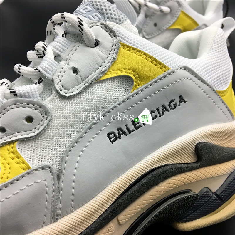 Balenciaga Triple S Fall Winter Sneaker Yellow White Black